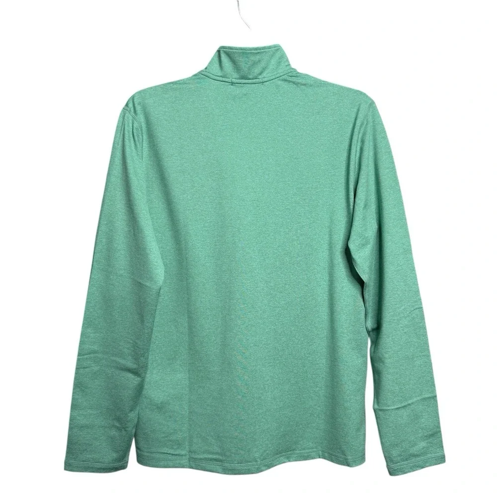 Marine Layer Men's Small green 1/4 Zip Weekend Sport Stretch Pullover Sweatshirt